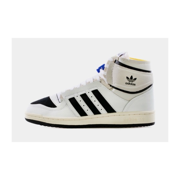 Adidas Top Ten DE Mid Mens Retro Basketball Shoes White Black Q46255 NEW Multi - Picture 4 of 7